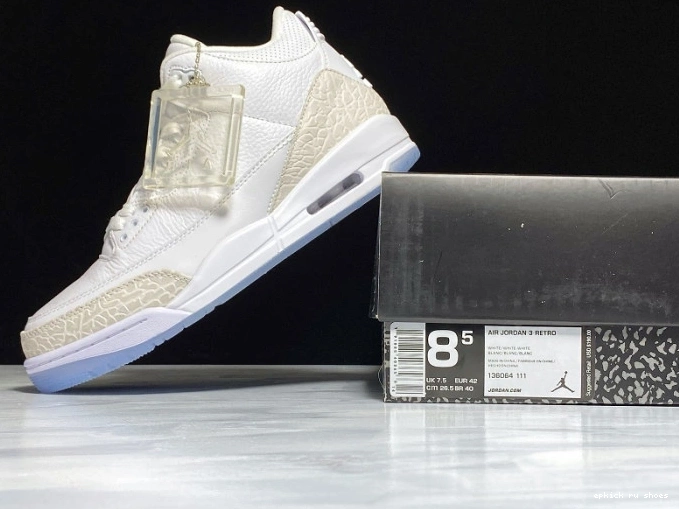 Rep Triple 3 Retro 136064-111 Air White Jordan 0720